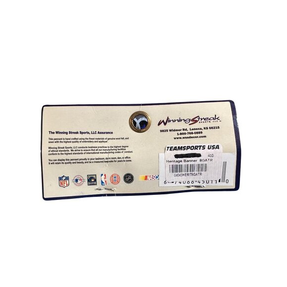 Florida Gators NCAA Winning Streak Embroidered Heritage Pennant! - Picture 6 of 6